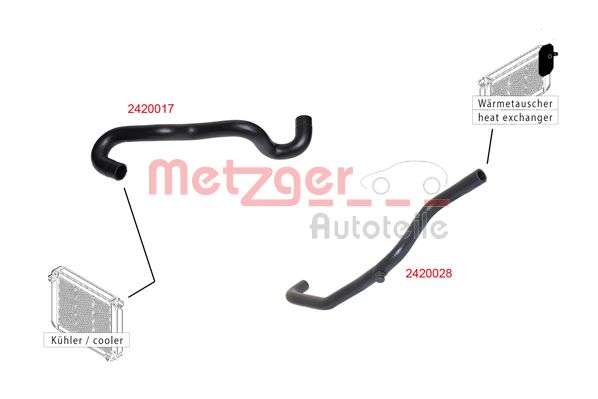 METZGER 2420017 Σωλήνας...